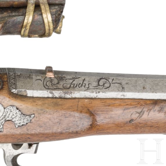 A small collection of South German flintlock and percussion pistols, 18th and 19th century