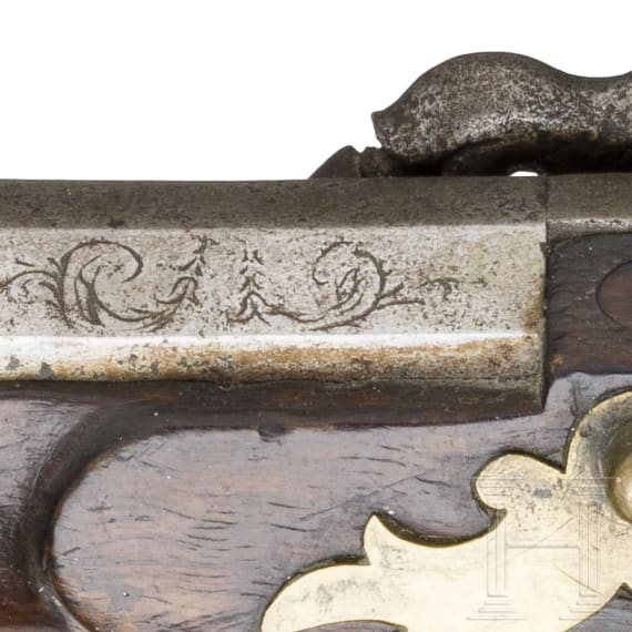 A small collection of South German flintlock and percussion pistols, 18th and 19th century