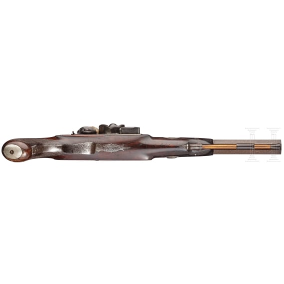 A flintlock pistol, Durs Egg, London, circa 1800