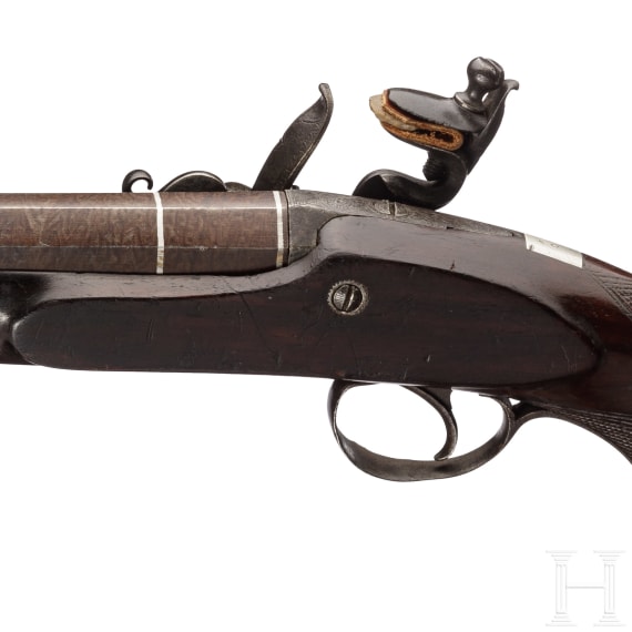 A flintlock pistol, Durs Egg, London, circa 1800