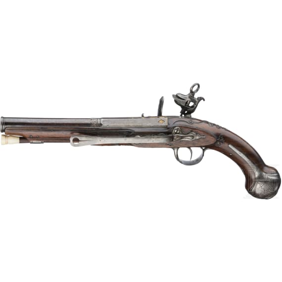 A Miquelet pistol by Bustindui in Eibar, circa 1800