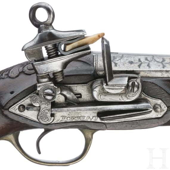 A Spanish miquelet flintlock pistol, circa 1800