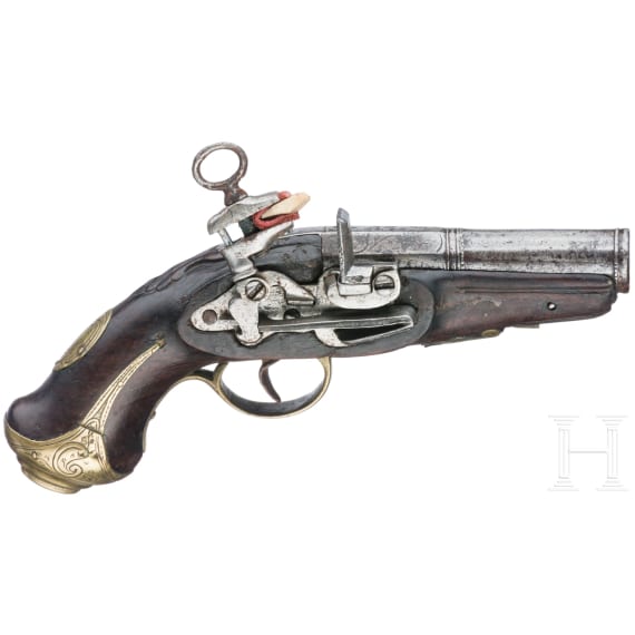 A Spain Miquelet muff flintlock pistol circa 1800