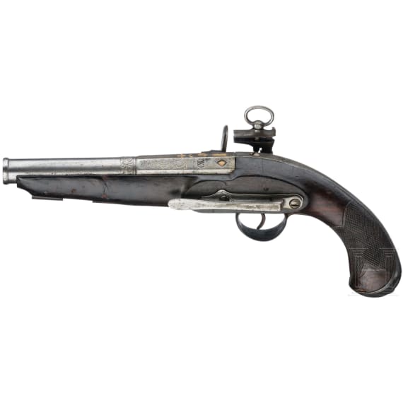 A Spain miquelet flintlock pistol circa 1810