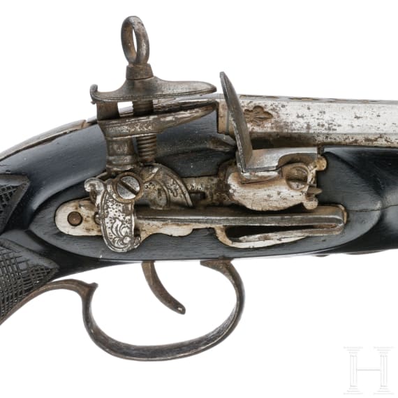 A Miquelet flintlock pistol by Urquiola in Madrid, ca. 1810