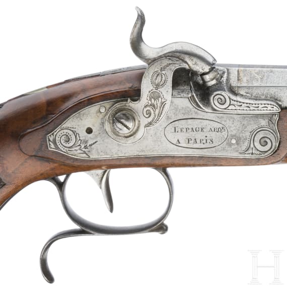 An officer's pistol by Lepage in Paris, circa 1830