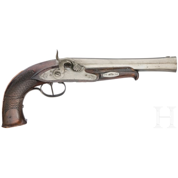 A French percussion pistol for officers, circa 1830