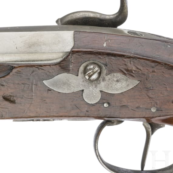 A French percussion pistol for officers, circa 1830
