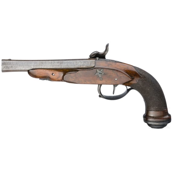 A French officer's percussion pistol, circa 1830