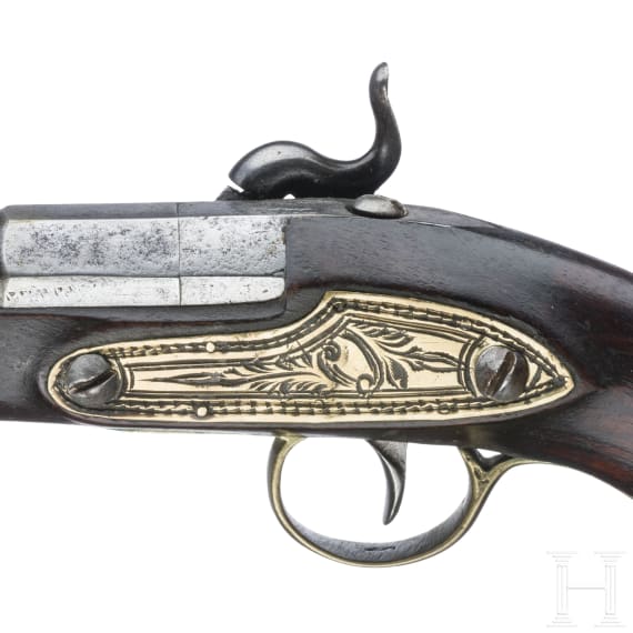 A Spain percussion pistol circa 1830