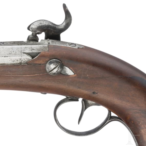 Two French or Belgian officer's pistols, circa 1840