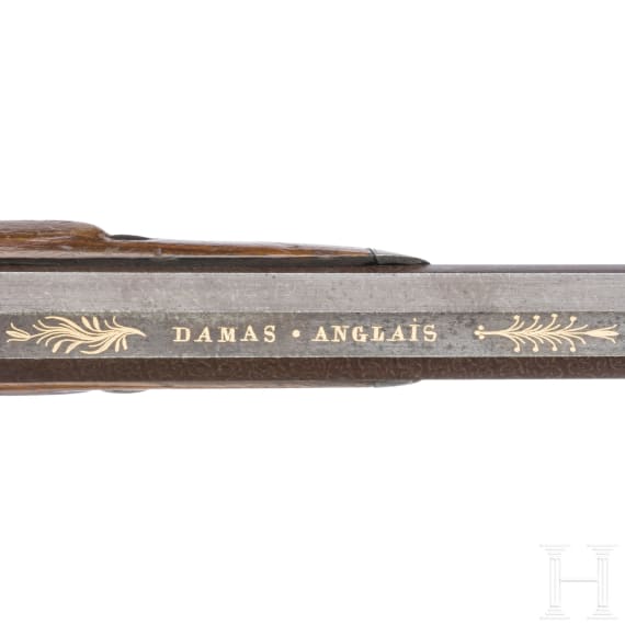 A Belgian percussion pistol, ca. 1840