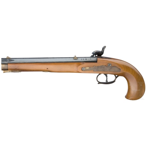 Two percussion pistols, Italian relicas
