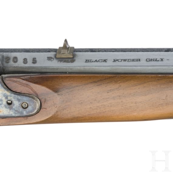 Two percussion pistols, Italian replicas in cal. .44