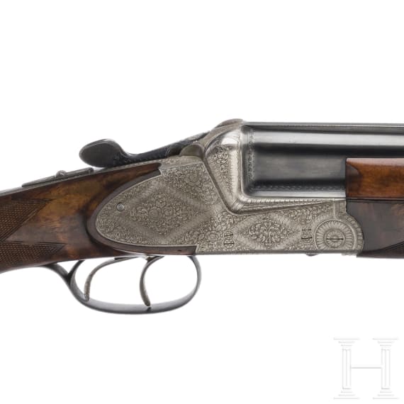 Over-and-under shotgun by Franz Sodia, Ferlach, Austria