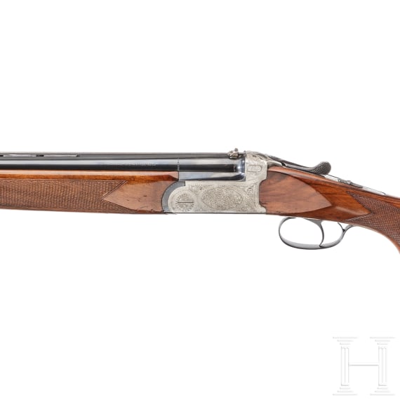 An over-and-under shotgun by A. Zoli, Italy