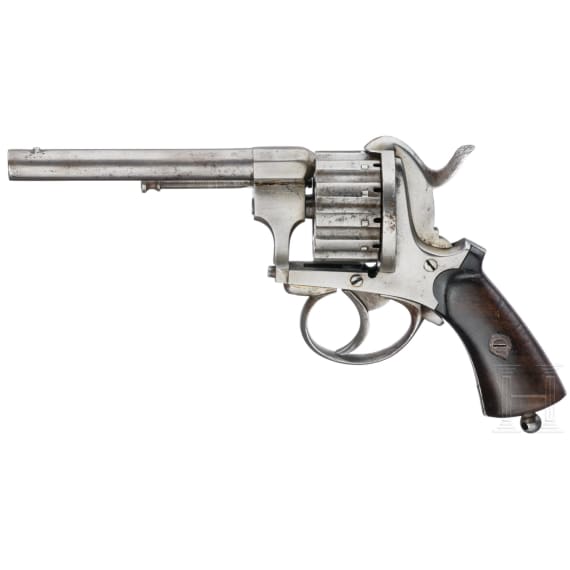 Twelve-shot pinfire revolver, ca. 1870
