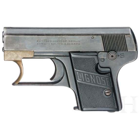 Lignose Mod. 2 A, pistol for single-hand use
