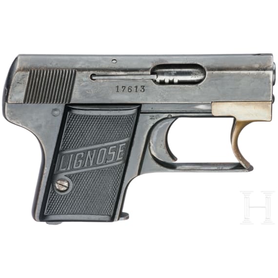 Lignose Mod. 2 A, pistol for single-hand use