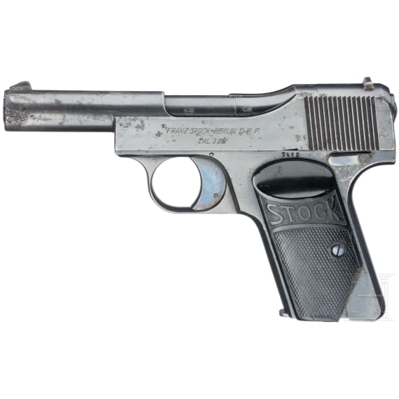 Stock pistol, 1. pattern