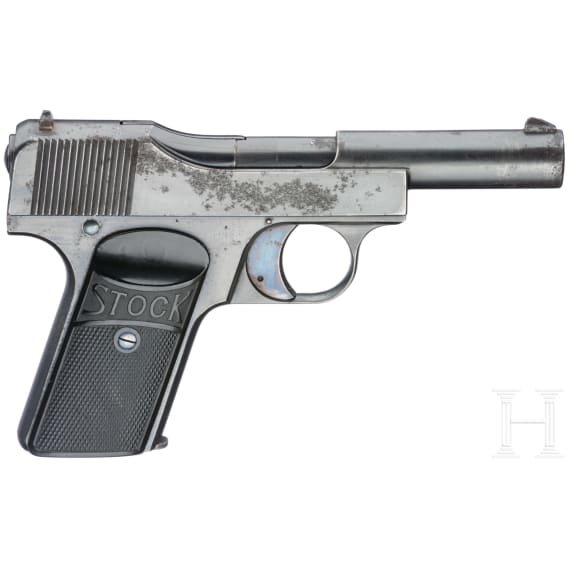 Stock pistol, 1. pattern