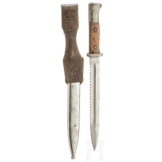 A bayonet 84/98 n. A. with saw back