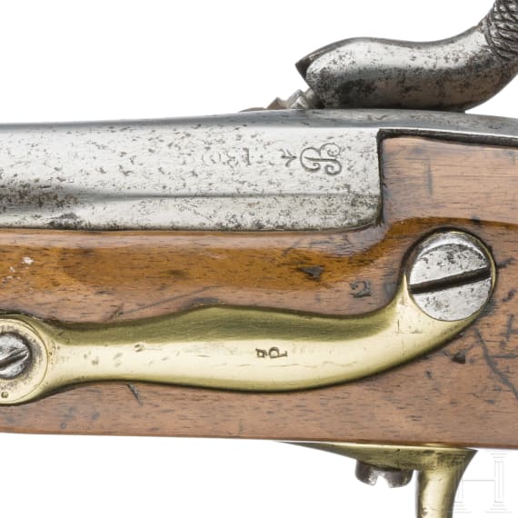 A French "M an 13" cavalry pistol