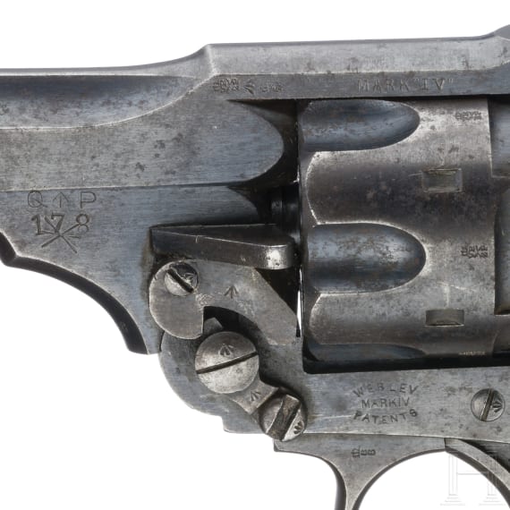 Webley Mark IV Service Revolver, um 1910
