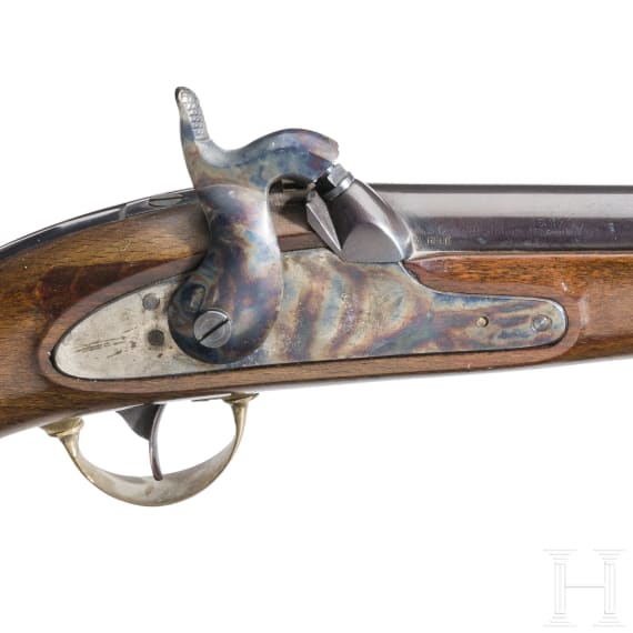 A percussion pistol, based on a US model, reproduction by Antonio Zoli, Italy
