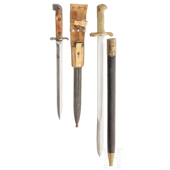 A collection of 19 international bayonets, 19th/20th century