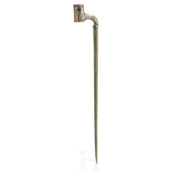 A socket bayonet for "Brown Bess" musket, circa 1800