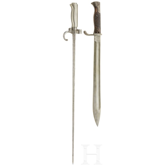 Two bayonets