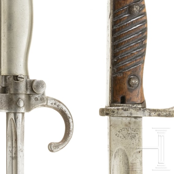 Two bayonets