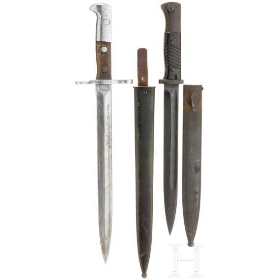 Two bayonets