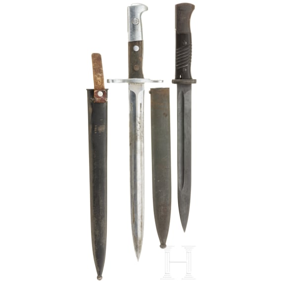 Two bayonets