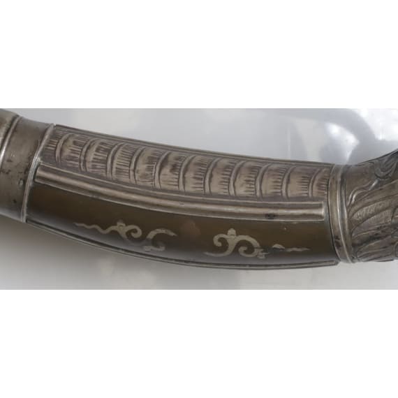 A Vietnamese silver-mounted sabre, 19th century
