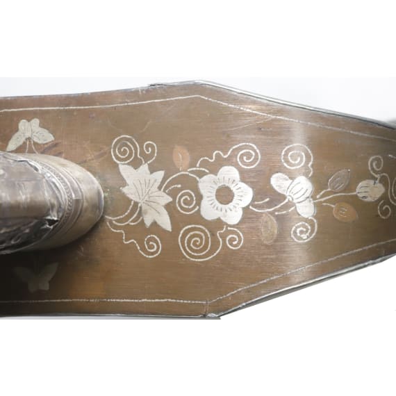 A Vietnamese silver-mounted sabre, 19th century