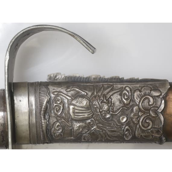A Vietnamese silver-mounted sabre, 19th century