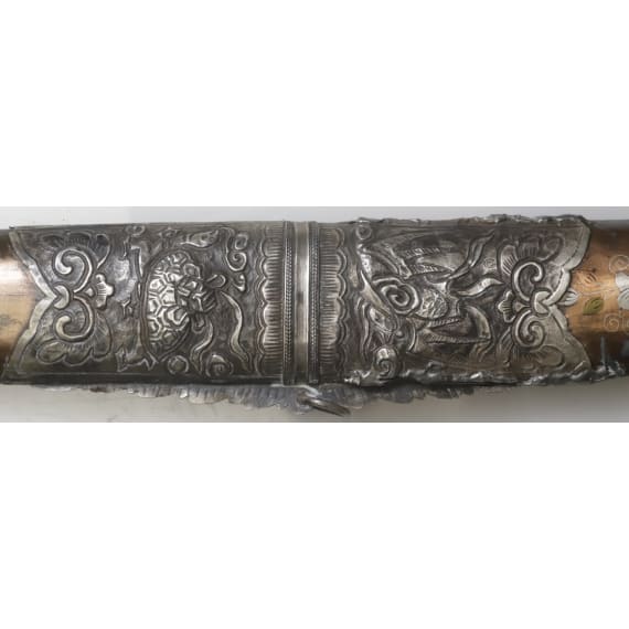 A Vietnamese silver-mounted sabre, 19th century
