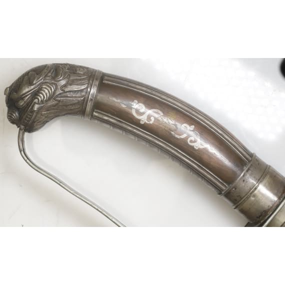 A Vietnamese silver-mounted sabre, 19th century