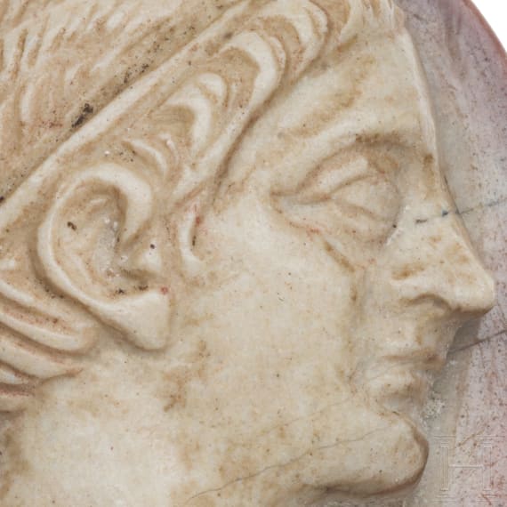 Kamee mit Frauenbüste, hellenistisch, 3. - 2. Jhdt. v. Chr.