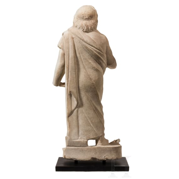 Marmorstatuette des Asklepios, provinzialrömisch, 1. - 2. Jhdt. n. Chr.