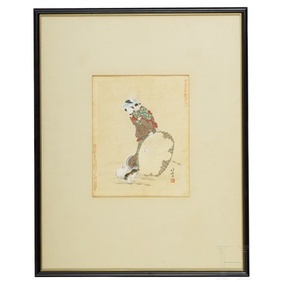 Drei Zeichnungen, Japan, 20. Jhdt.