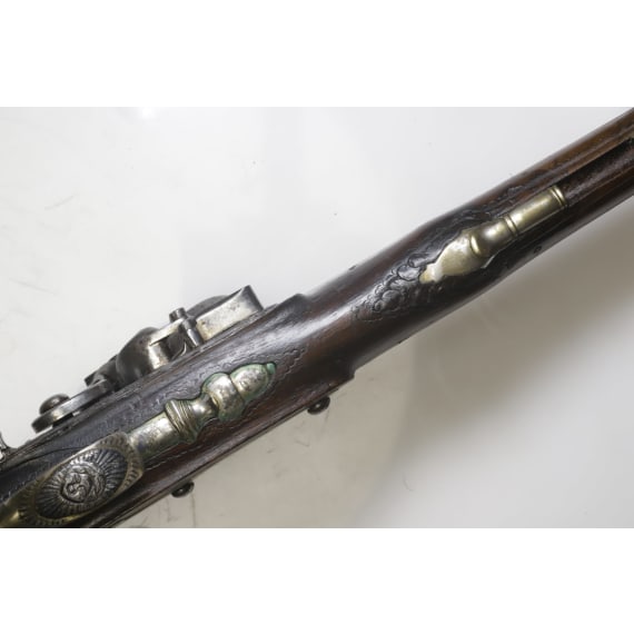 A Spain flintlock pistol with British military lock circa 1810