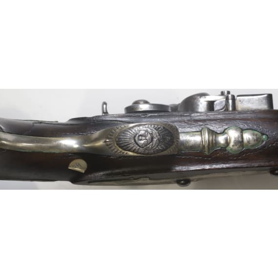 A Spain flintlock pistol with British military lock circa 1810