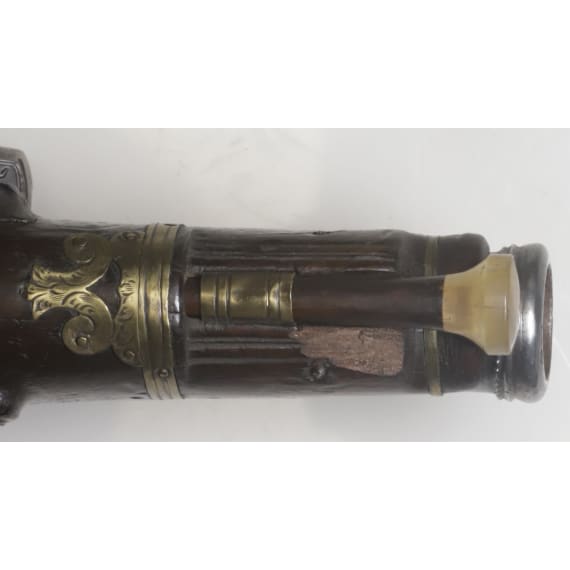 A Spanish miquelet flintlock pistol, circa 1800