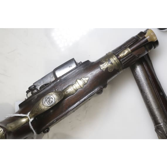 A Spanish miquelet flintlock pistol, circa 1800