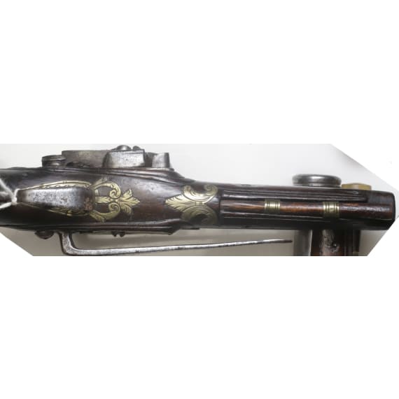 A Miquelet flintlock pistol, Spain circa 1780