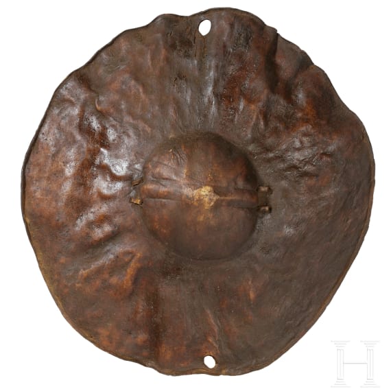 Two North East African round shields