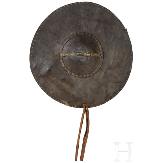 Two North East African round shields